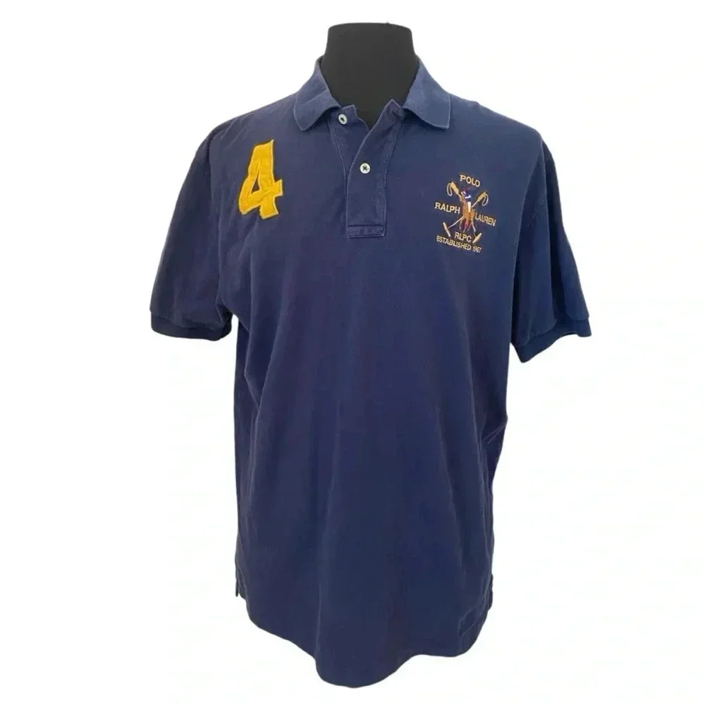 Polo Ralph Lauren Vintage 90s Logo Polo Top
